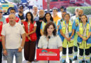 La presidenta de la Comunidad de Madrid, Isabel   Díaz Ayuso visita algunos municipios afectados por los incendios en la región