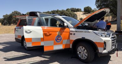 Nuevo  vehículo B2 polivalente 4×4 pick-up para Protección Civil de Las Rozas