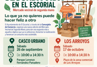 El Escorial organiza una nueva edición del Mercado de Segunda Vida El Escorial organiza una nueva edición del Mercado de Segunda Vida