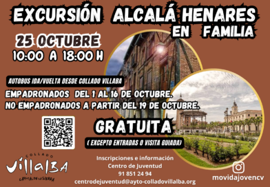 Collado Villalba organiza una nueva visita del Programa de Excursiones en Familia el 25 de octubre Collado Villalba organiza una nueva visita del Programa de Excursiones en Familia el 25 de octubre