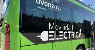 La empresa Avanza presenta su nuevo autobús eléctrico en Collado Villalba
