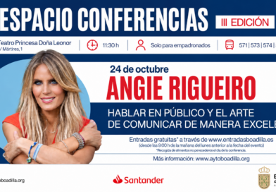 Boadilla organiza una charla con la periodista  Angie Rigueiro  dentro del III Espacio Conferencias