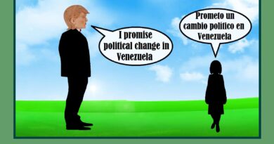 Delcy, traductora de Donald Trump