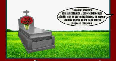 Llanto por una muerte en precampaña