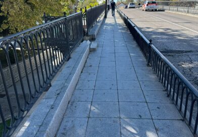 Collado Villalba realiza obras de mantenimiento en el puente de la estación Collado Villalba realiza obras de mantenimiento en el puente de la estación